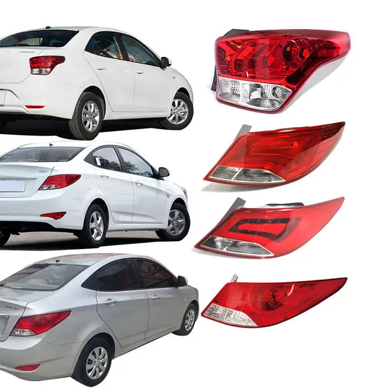 Factory Custom Halogen & Xenon Tail Lights Accessory for Hyundai Accent Led Tail Lamp