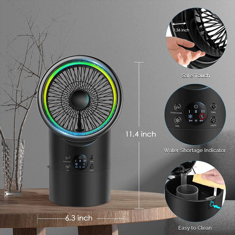 portable air conditioner fan h2002