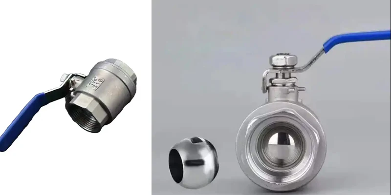 Wholesale custom 304/316 L 1/8" 1/4" 1/2" 1" 2' 3" 4" BSP NPT stainless steel 1 piece 2-piece ball valve