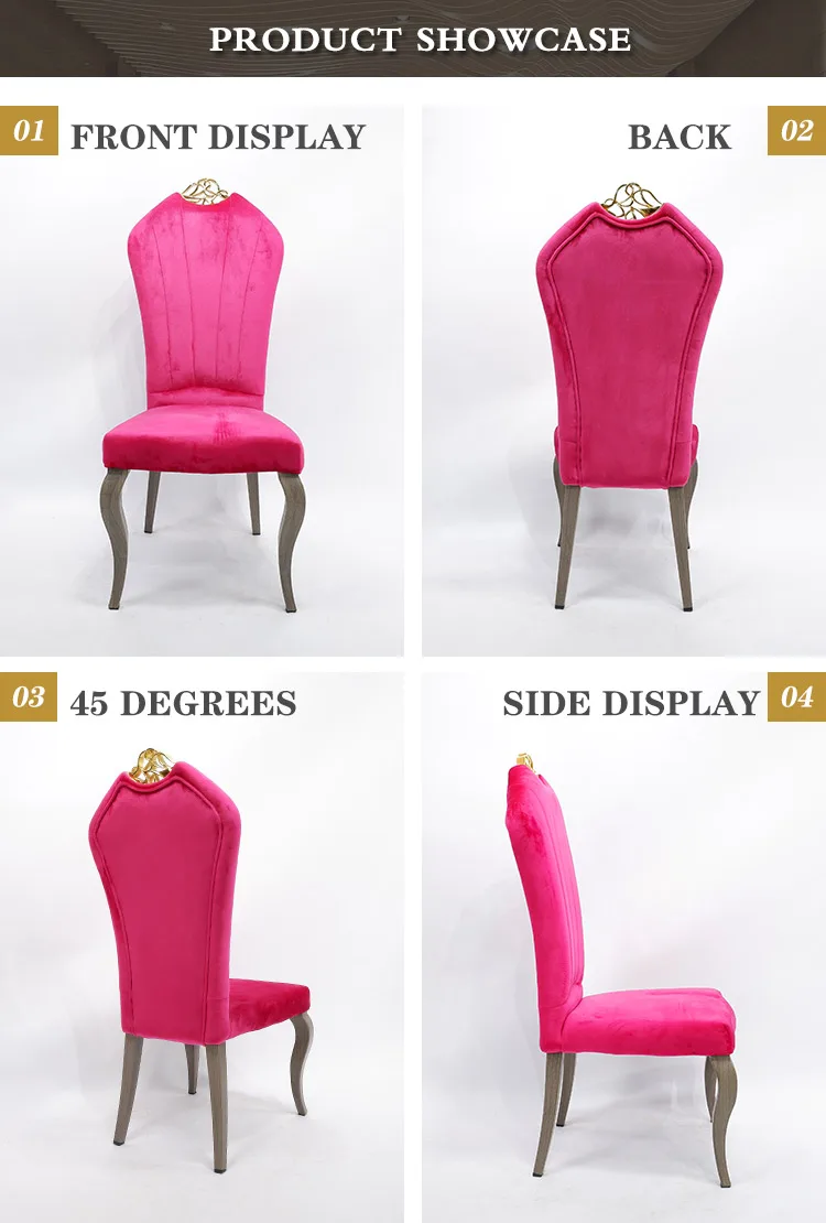 vintage hotel cafe restaurant metal dining chair