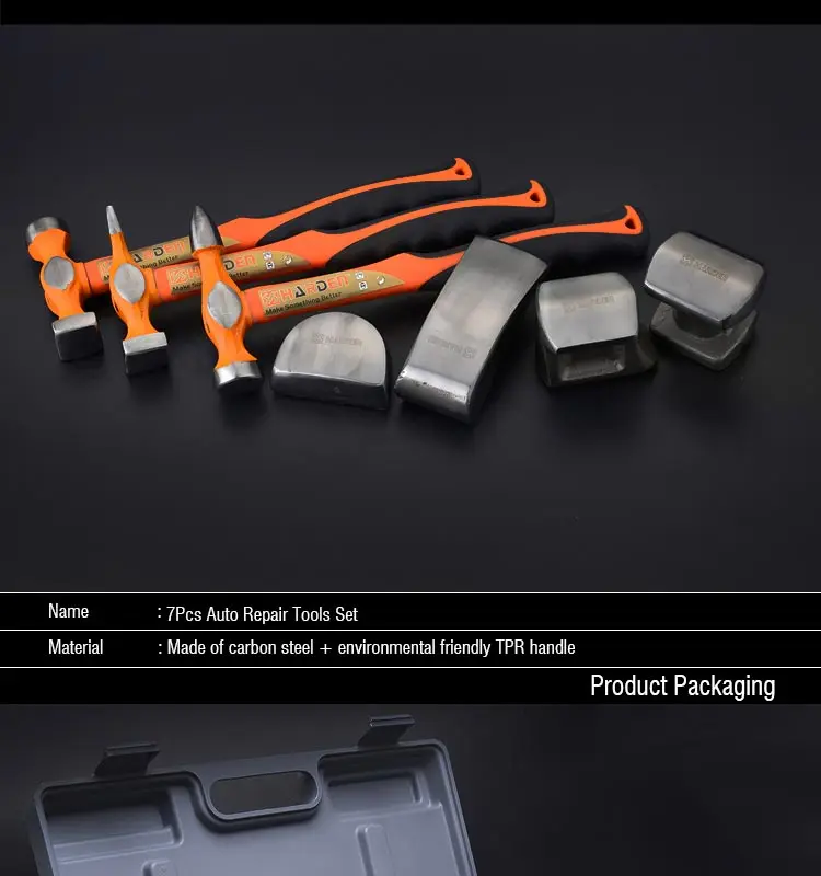 Professional Custom Carbon Steel 7PCS Auto Car Repair Hand Tool Set
