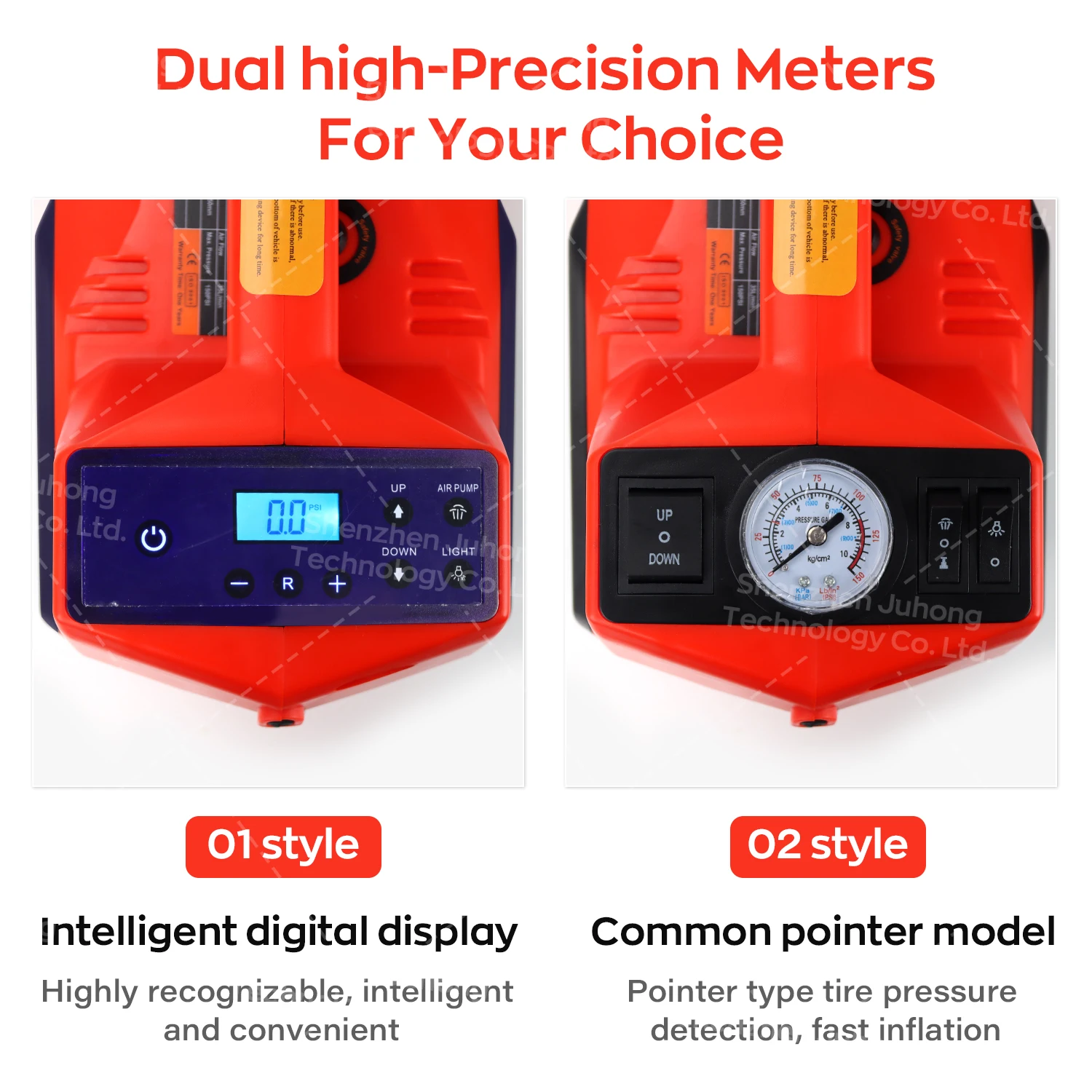 All in One Portable Mini 12V Hydraulic Electric Car Jack and Tire Inflator