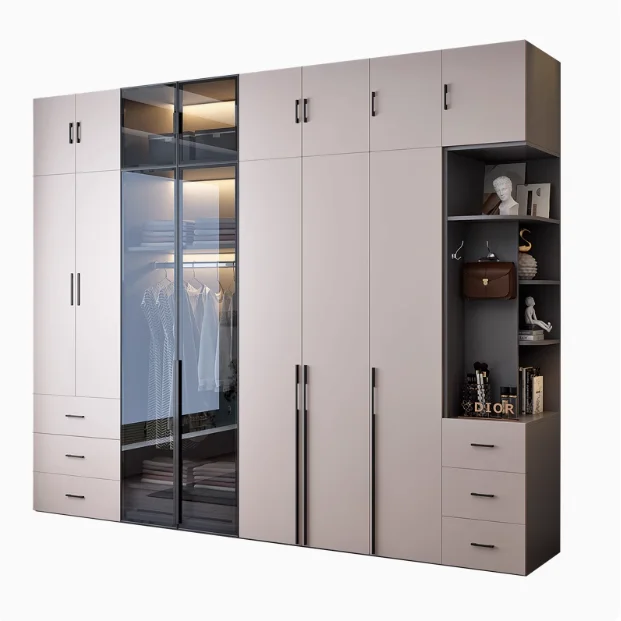 2024 Skyline hot sale and affordable  Modern style affordable luxury combination bedroom wardrobe