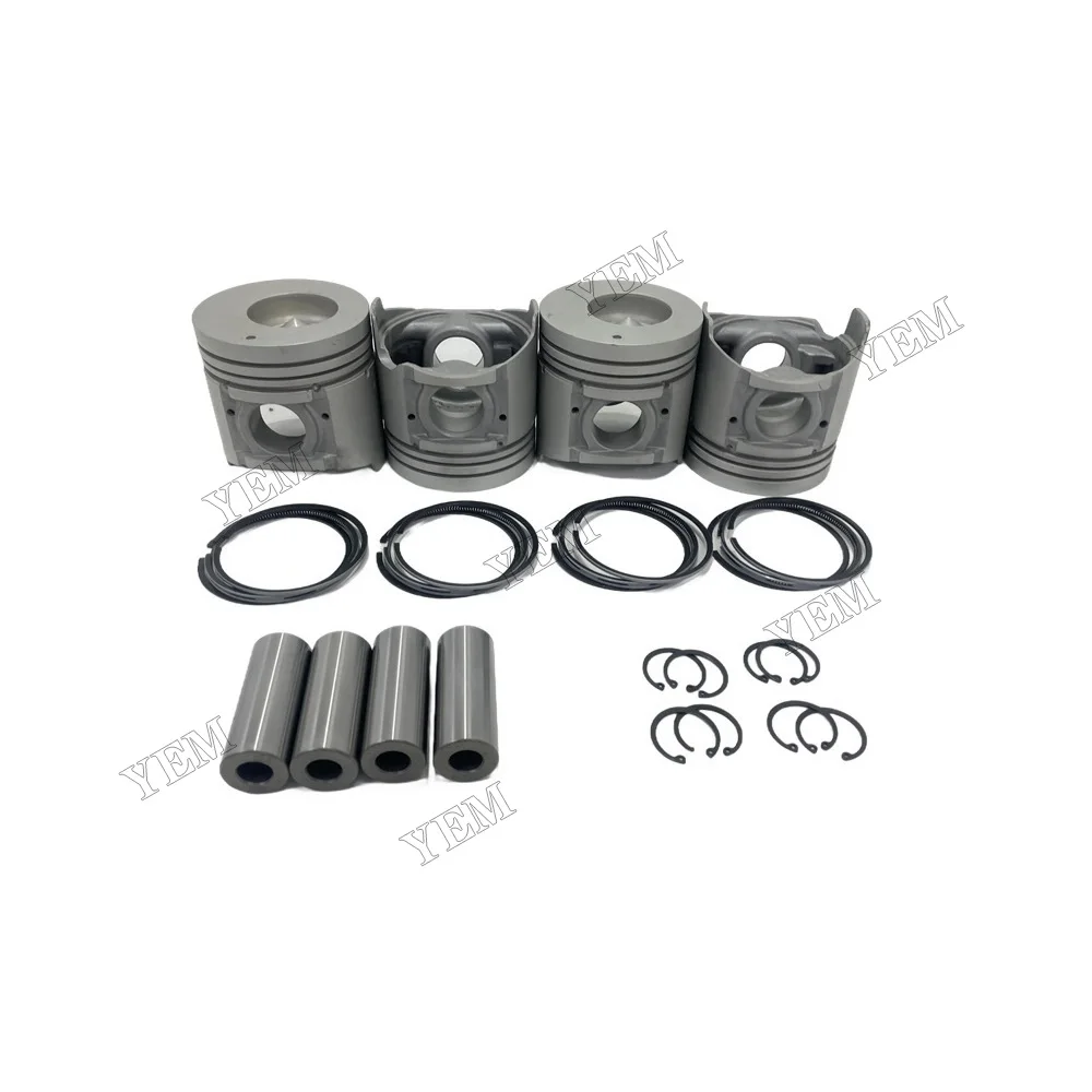 Repair Replacement Piston With Rings Set Suitable for Mitsubishi 4D35 Engine Parts With Warranty 3