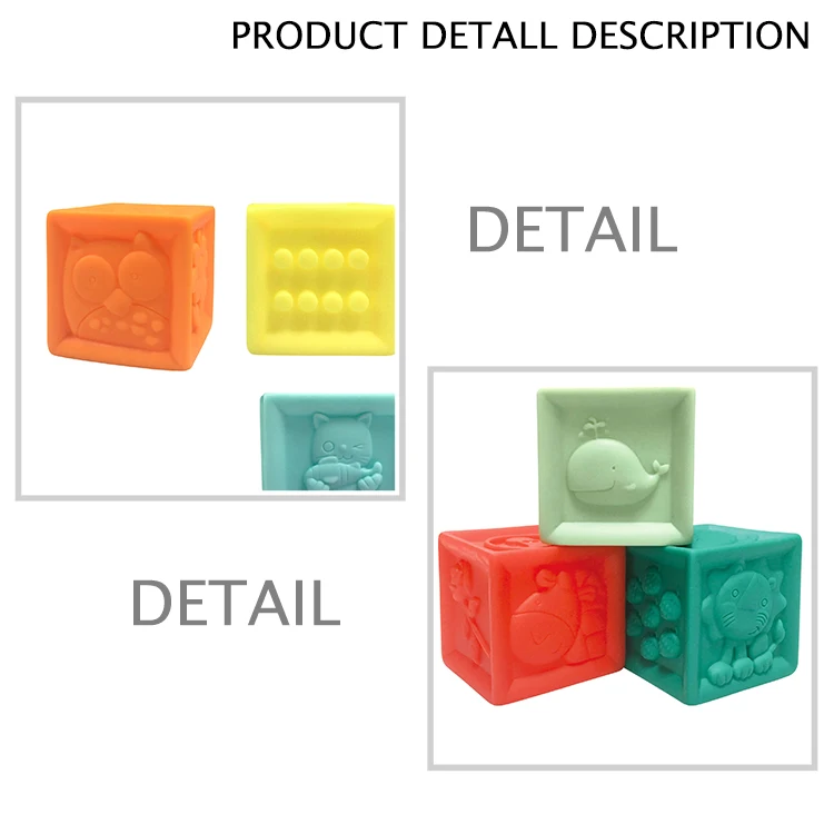 
 Силиконовая игрушка-башня 12 шт., детские игрушки  