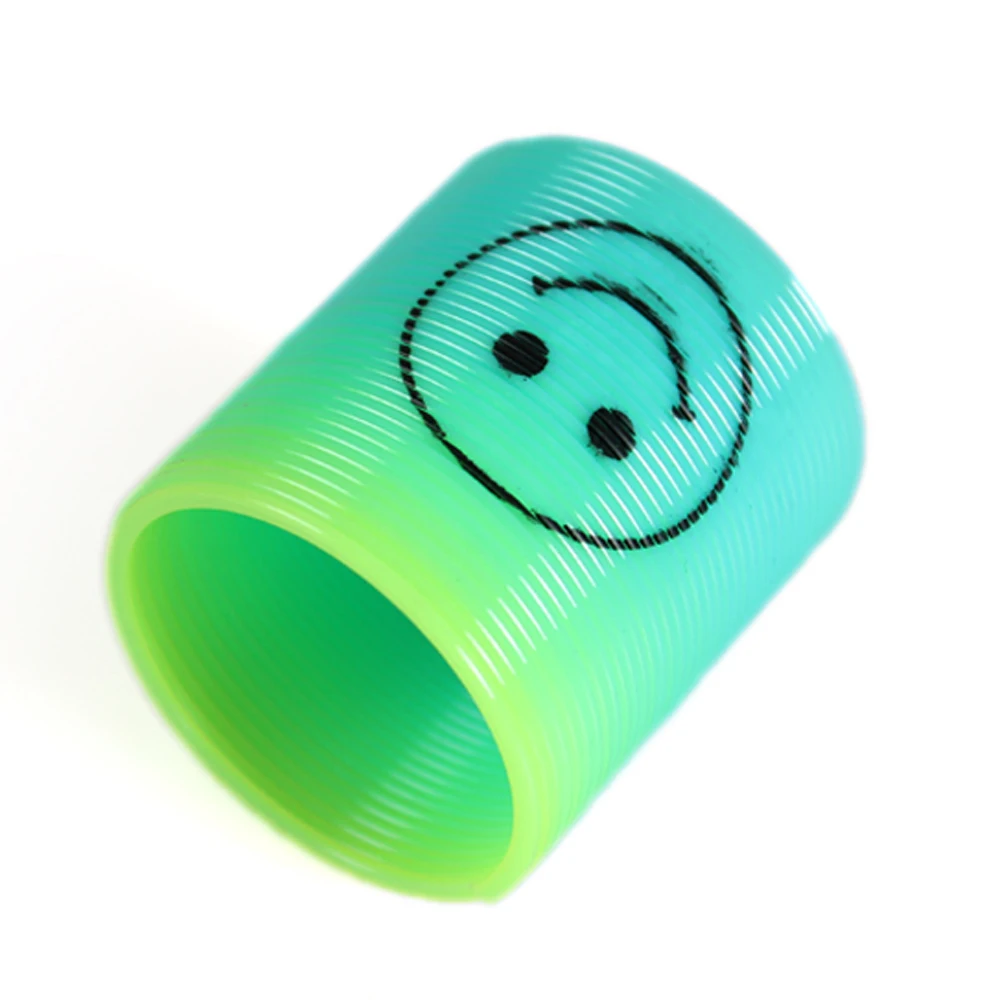 Small Size Compression Plastic Magic Spring Circle Classic Circles Rain Bow Circle Toys for Children