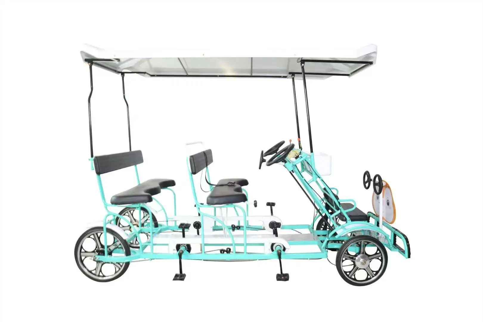 Seater Bike Colorful tandem Bike/4 Seater Quad Steel Frame tandem  Bike/tandem Bicycle4 Wheel Quad Bike