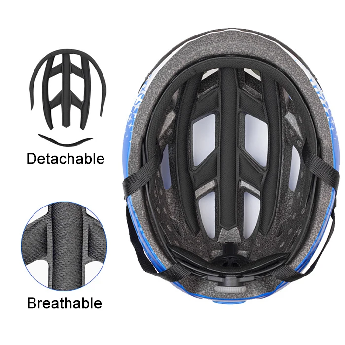 LC Huizhou Factory Detachable Magnetic Lens Road Bike Helmet for Women Men