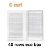 C curl 40 rows Double Side Eco Box