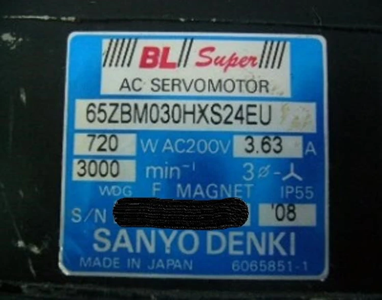 Original A00 B00 Xyz Servo Motors Spindle Motor Used Or Repair Fit