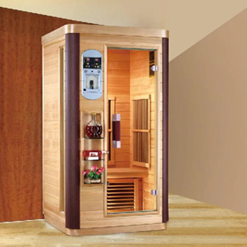 Saunaking China Factory Directly Sale Customized Far Infrared Heater Ozone Suana SPA Room Hemlock
