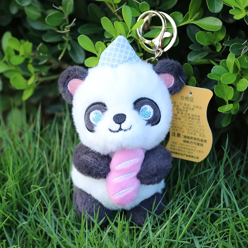 Panda Bag Charm – simpatico portachiavi per chiavi auto, zaino