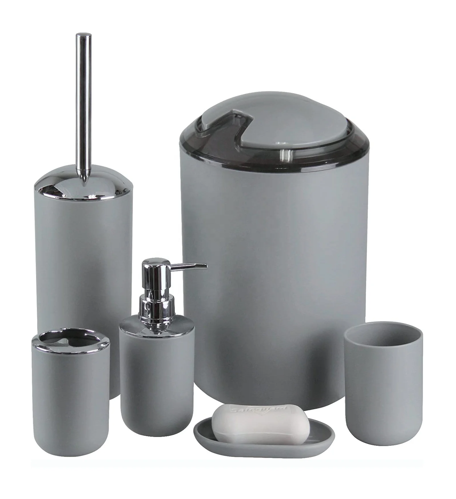 Bathroom Accessories Set 6pcs Plastic Bathroom Accessories Set Buy 6