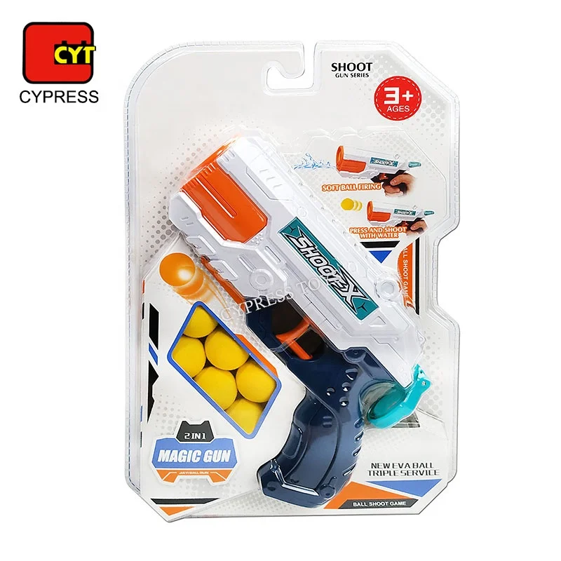 Shooting Game Water Spray Gun Toy Popper Gun Toys for Boys