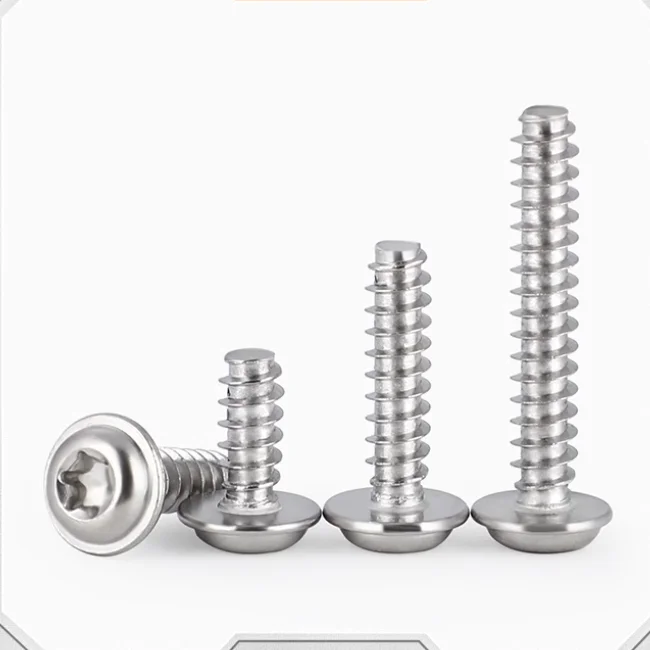 product finely processed stainless steel or zinc plated pan torx head with collar thread forming self tapping screw-61