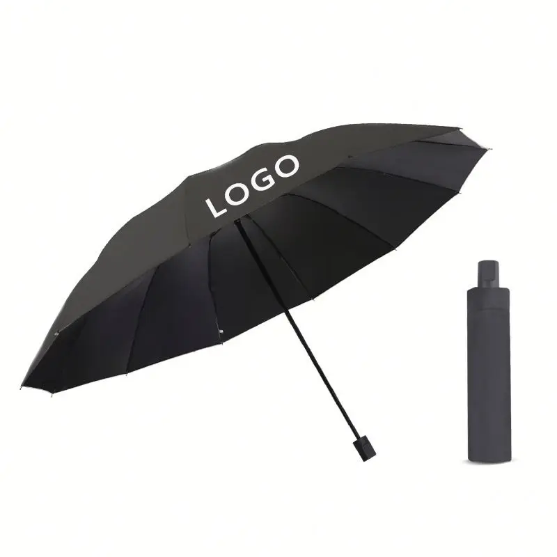 Cheap Modern Mini Sun Folding Umbrella, Light Fold Portable Outdoor Sun Protection Umbrellas with Logo