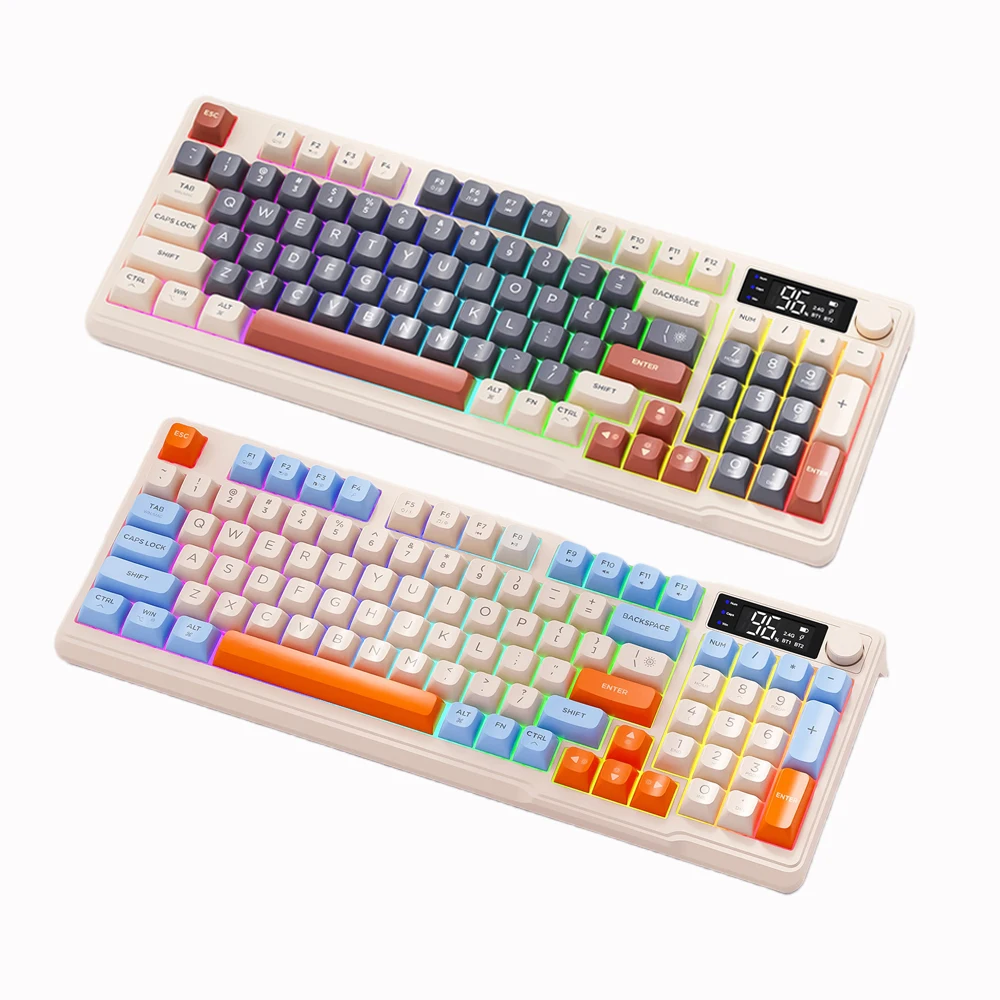 Free Wolf M96 RGB Backlit Wireless Dual Mode Gaming Keyboard