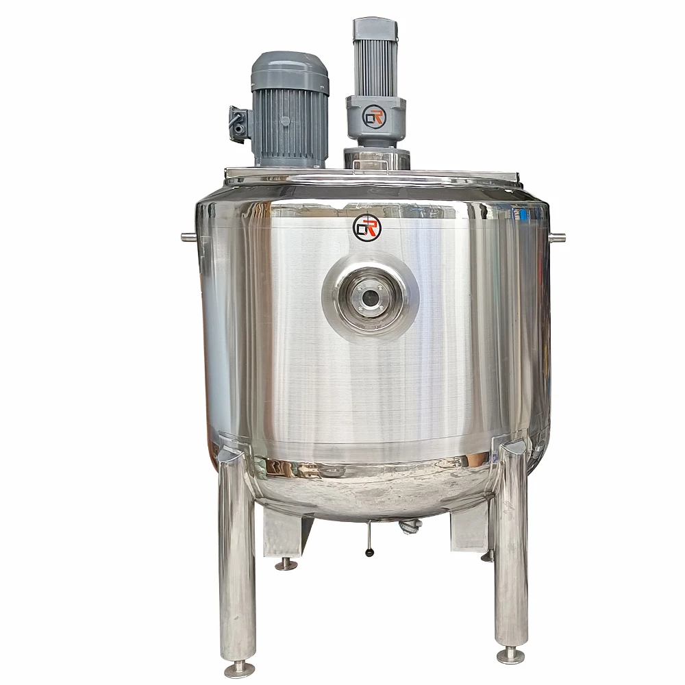 Blending Machine 300l Double Jacketed Mixing tank Shampoo Liquid Soap Sauce Jam Ketchup Industrial Heated Jacketed Mixing Tanks