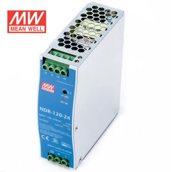 MEANWELL NDR-120-24 120w 24v 5A din rail outdoor power supply Industrial control system Switching power supply