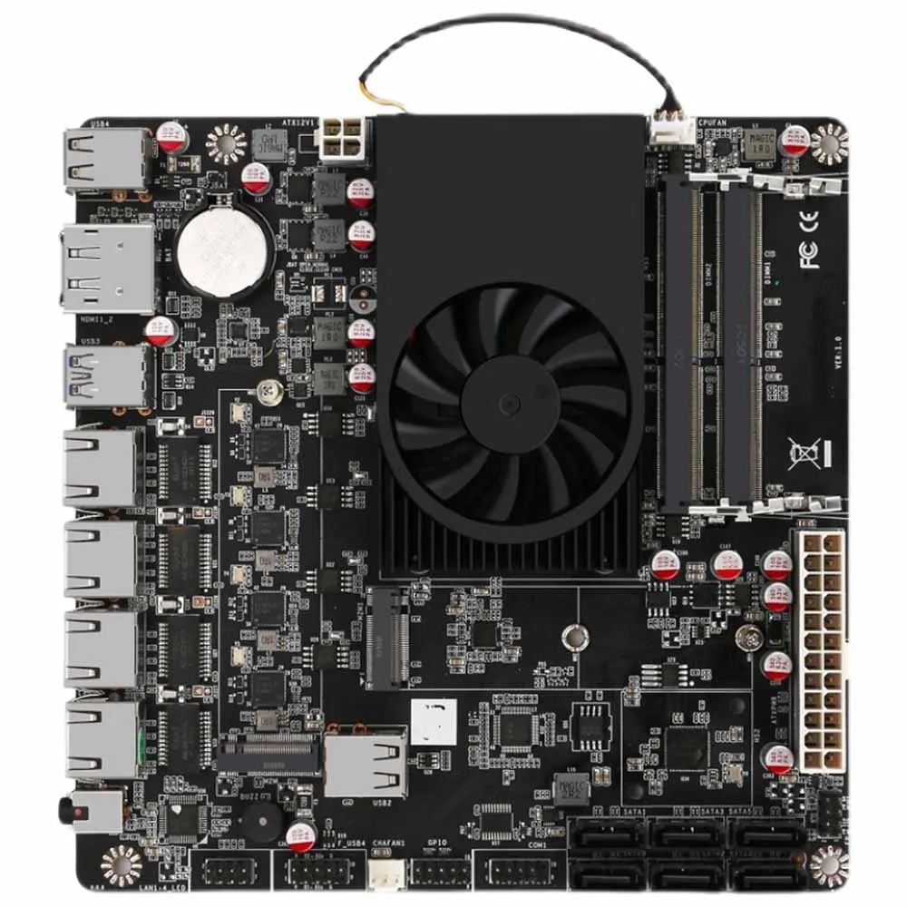 NAS Motherboard Intel N6005 N5105 J6412 J6413 - 4 LAN Intel I226-v