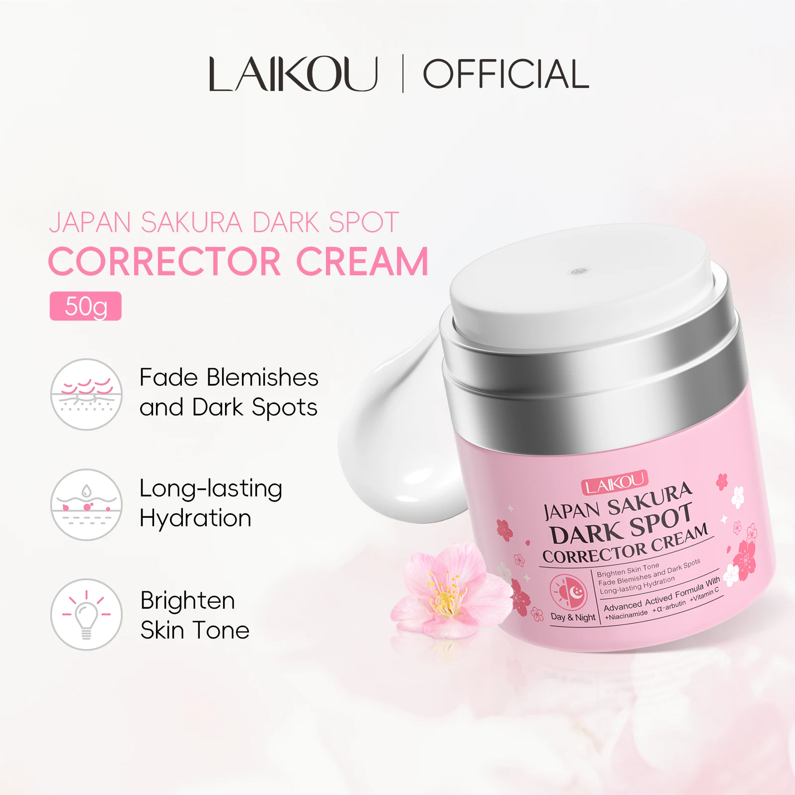 LAIKOU Japan Sakura Dark Spot Corrector - 50g Cream
