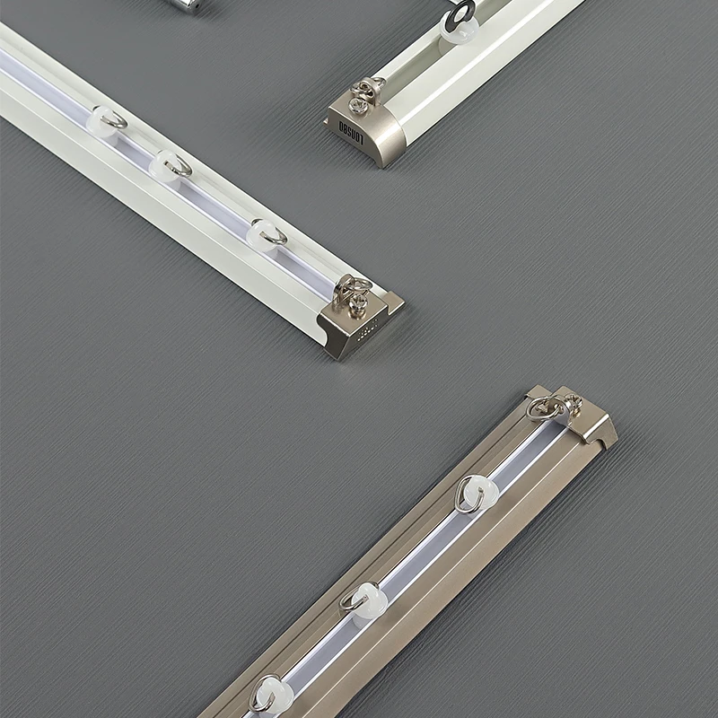 Hidden Ultra-thin Curtain Metal Rail 10mm Bay Window Mini Curtain Track ...