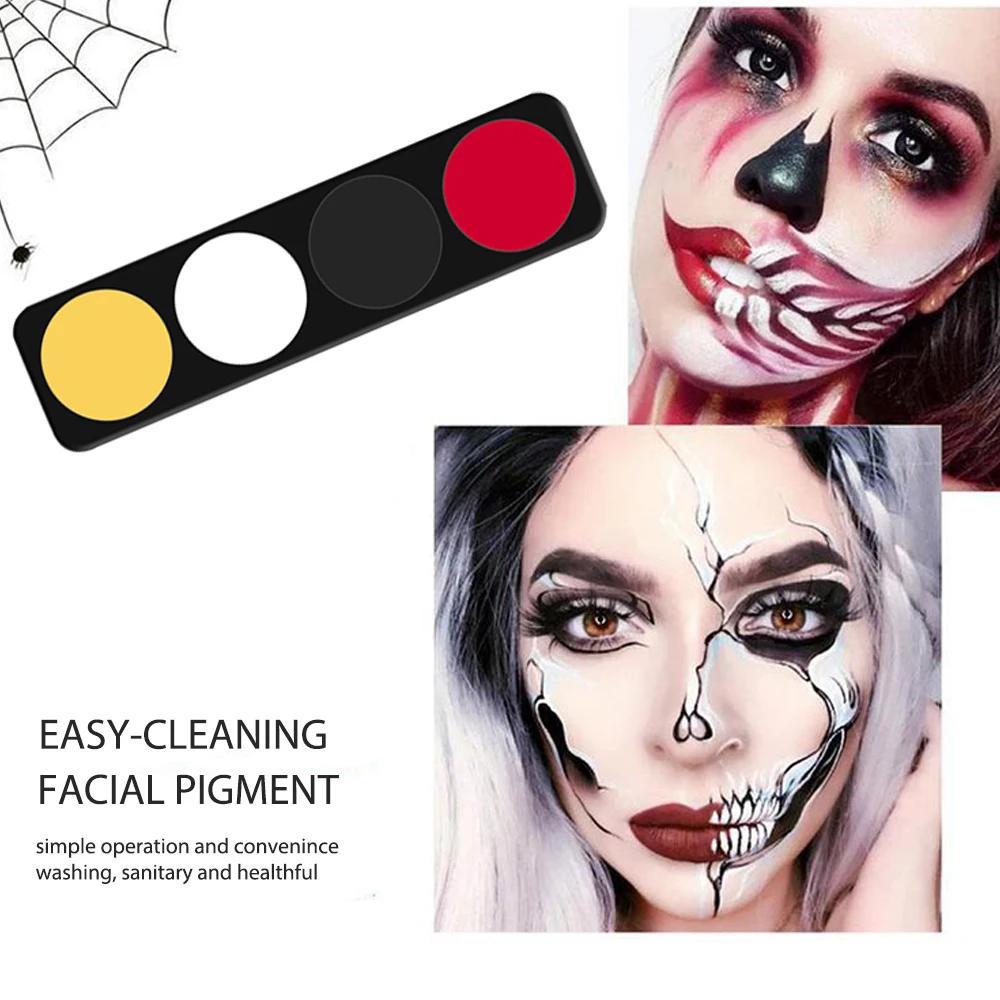 6 Kunst- & Gesichtsmalfarben-Pinsel Aus Nylon – Weich, Hautfreundlich – Für Halloween, Körperkunst, Make-up & Aquarellmalerei