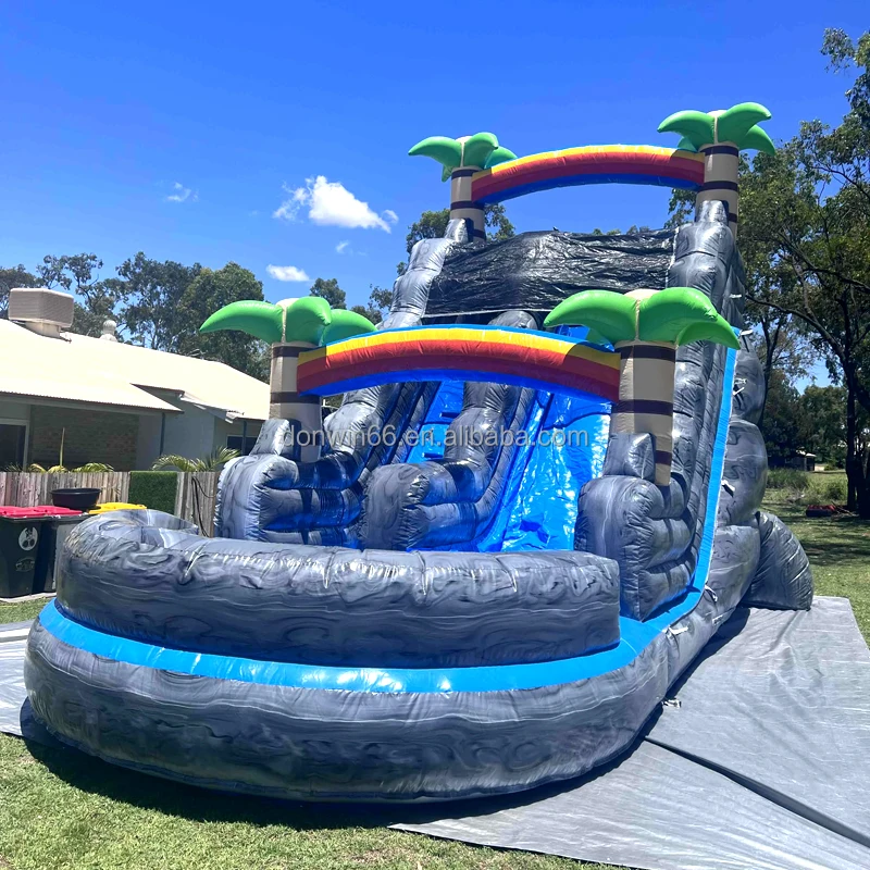 Waterslide Blue Largest Park Adult Pool Slide Water Slides Backyard ...