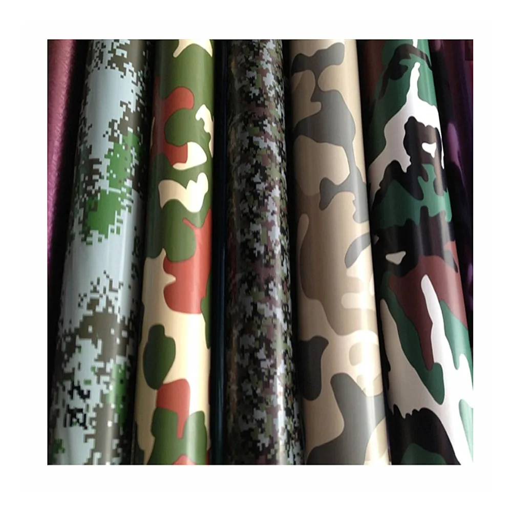 Lot De 3 Rouleaux Papier Camouflage Vert - 200x70 Cm Chaque, Pour Couverture Ou Papier Cadeau