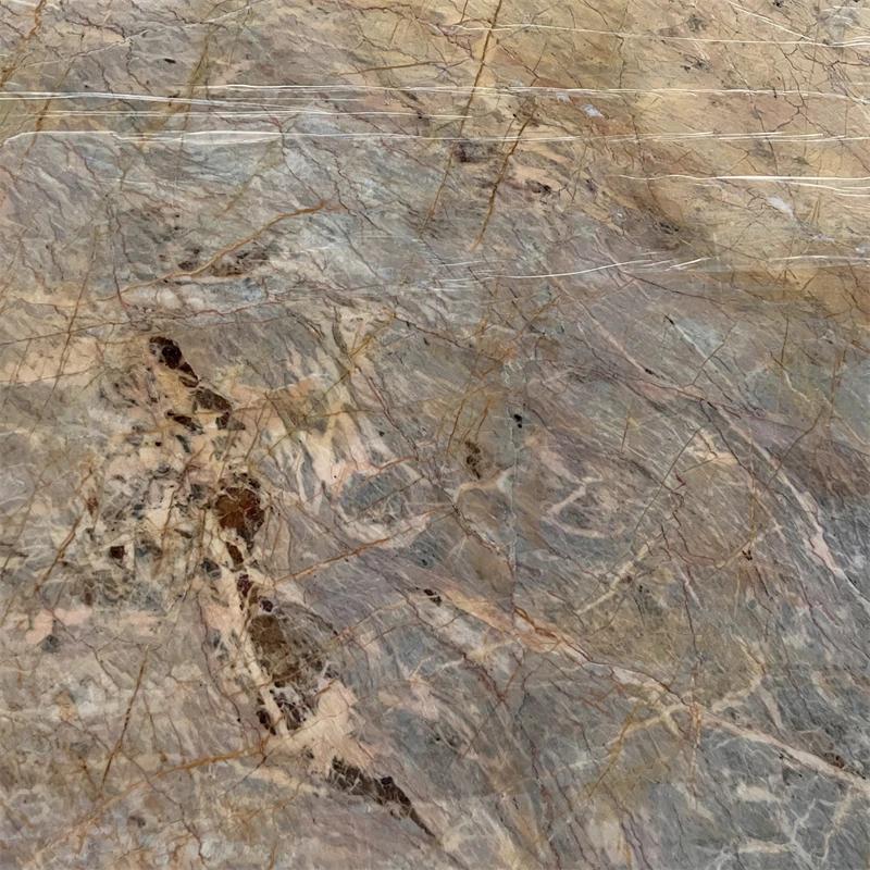 product high quality natural golden rose beige marble slabs wall tiles for home customized designs beige marble slab-3