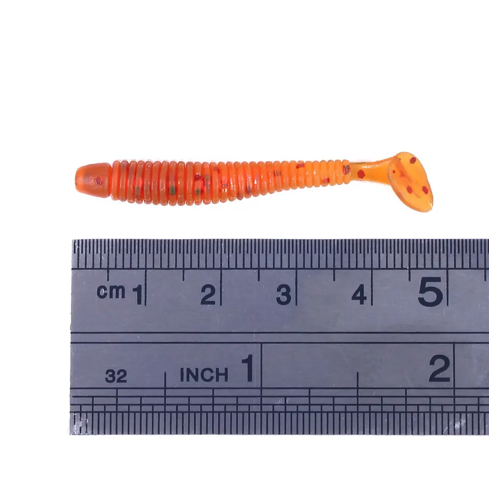 Hengjia Soft Floating Isca Fishing Lure Fly Silicone Bait Worms Shad Bass