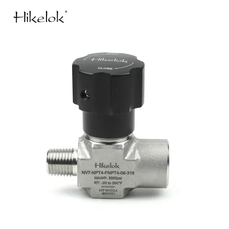 Factory Custom Swagelok Type 3000 Psig Straight Angle Pattern  Integral-Bonnet Needle and Metering Valves for Fuel Systems