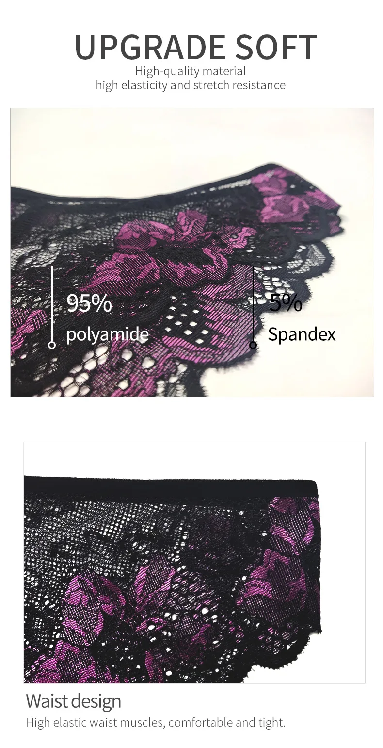 High Quality Women Underwear Breathable Thin Briefs Solid Underwear ...