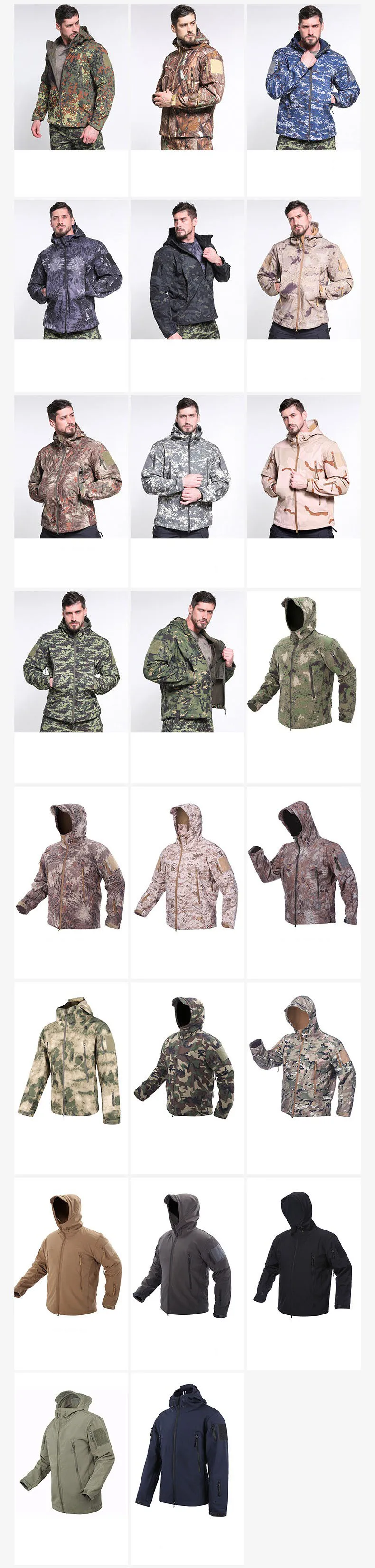 Waterproof Hiking Men's Jackets Uniform 