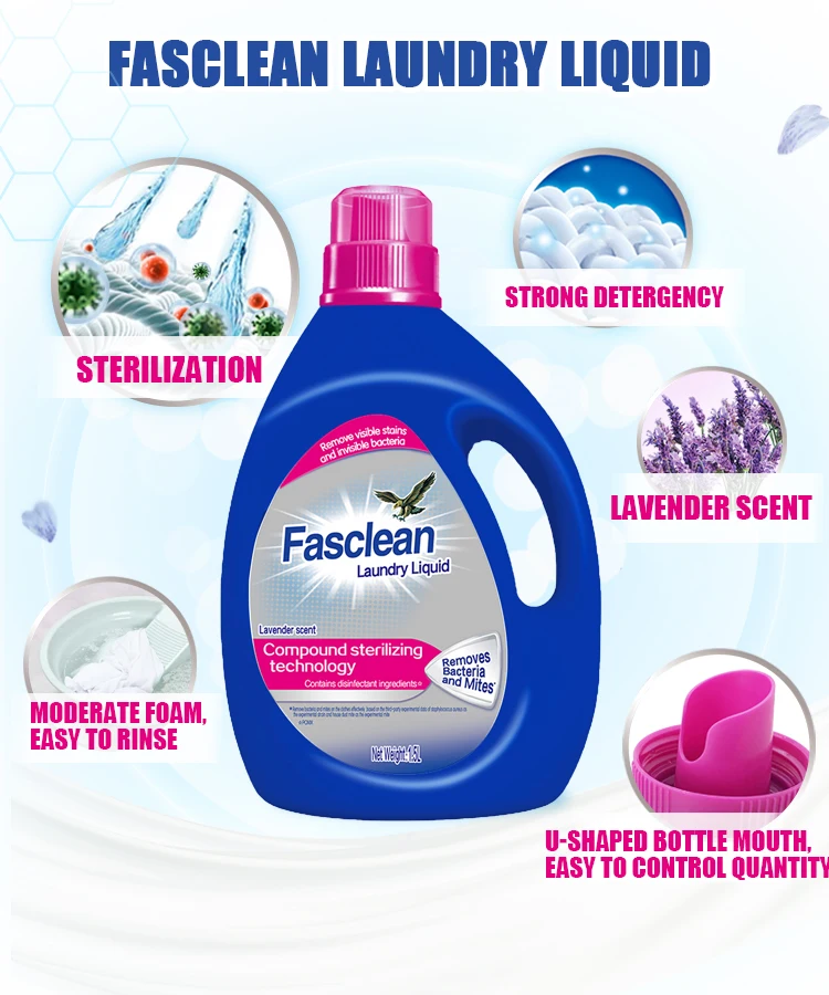 Touch High Density Liquid Laundry Detergent Blue Washing Clothes Hand