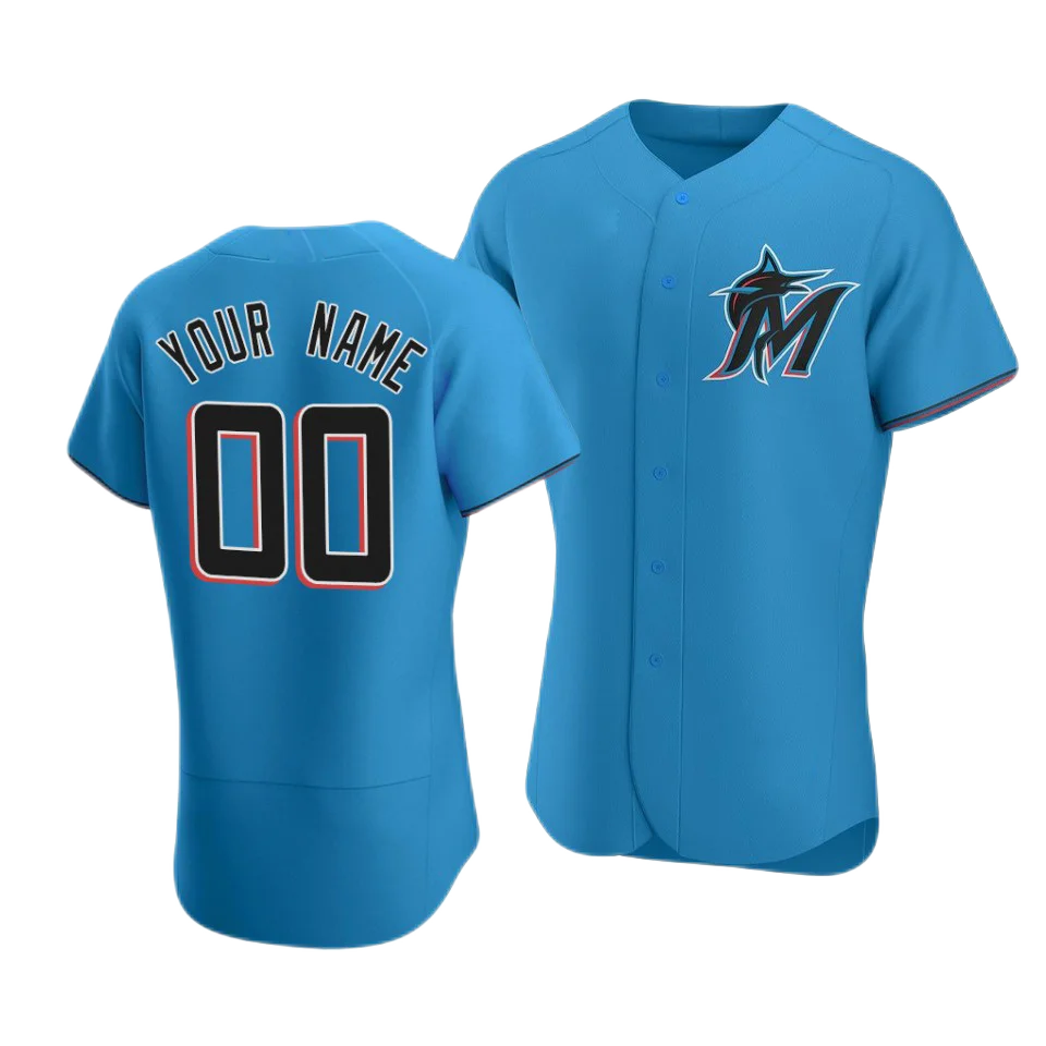 Miami Marlins Dragon Ball Son Goku CUSTOM Baseball Jersey -   Worldwide Shipping