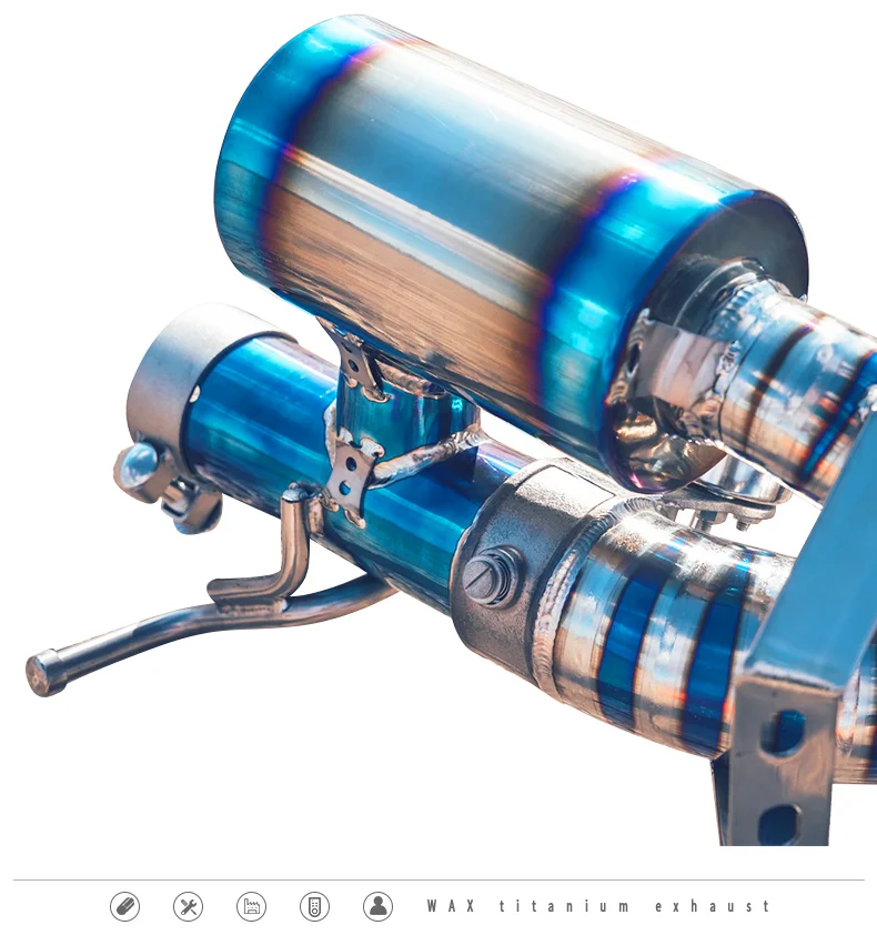 Performance Exhaust Catback For Ferrari 458 Titanium Valved Exhaust Pipe for Ferrari 458 2010-2015 Exhaust System