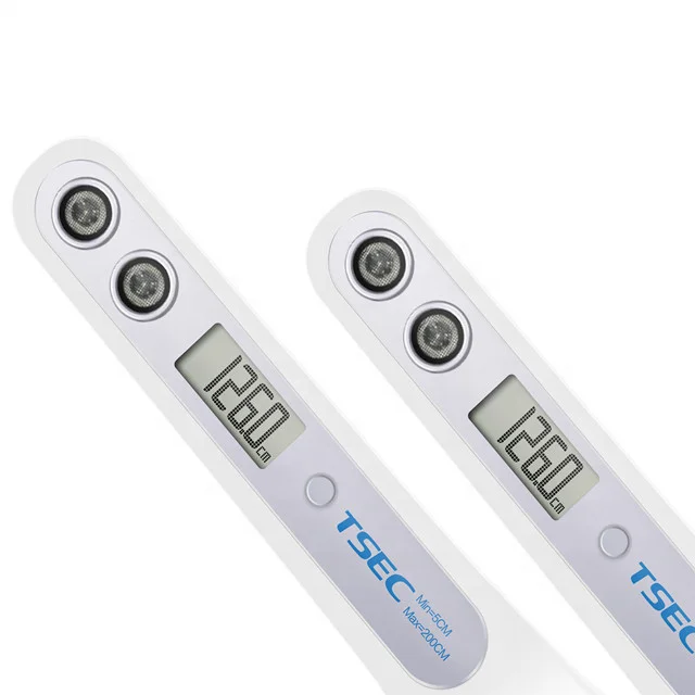 Leanone 2022 Household New Style 200cm Electronic USB Ultrasonic Height Measurement Meter instrument support customization
