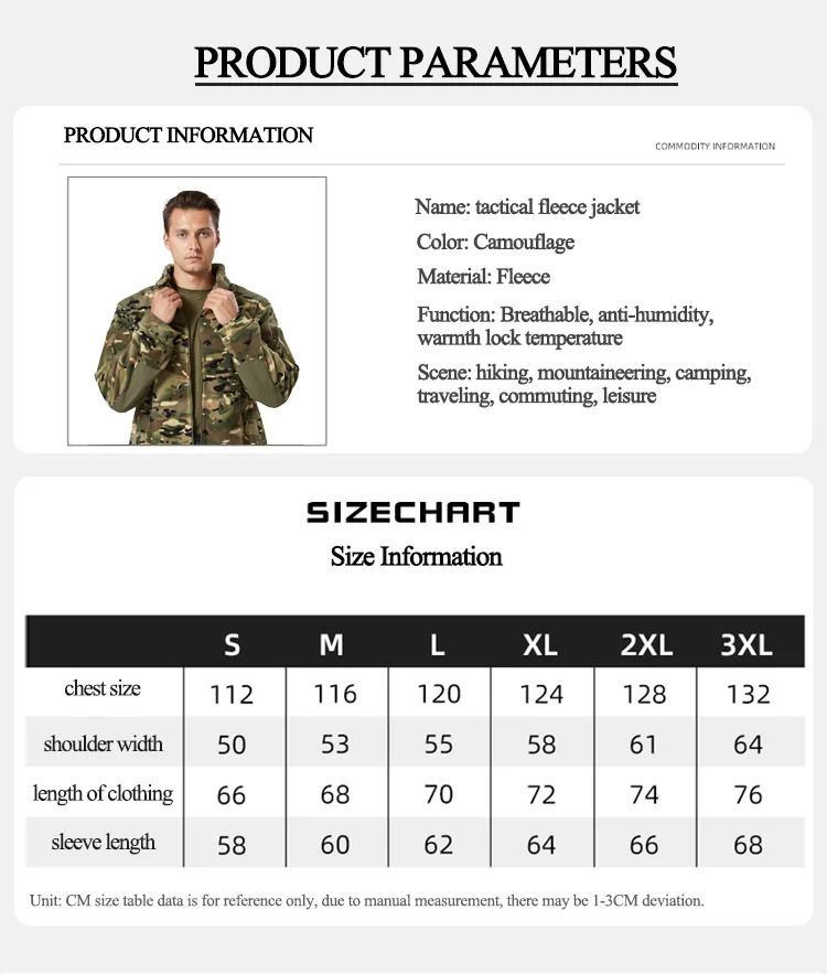 Factory Supply fleece Ropa Tactical Camouflage Uniform Tactical Clothing