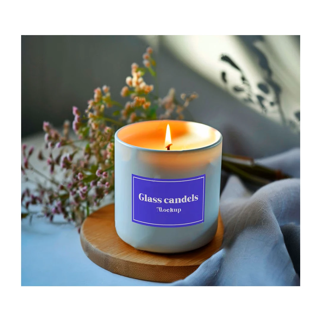Custom Printing Self Adhesive Sheet Die Cut Waterproof Vinyl Warning Safety Scented Candle Sticker
