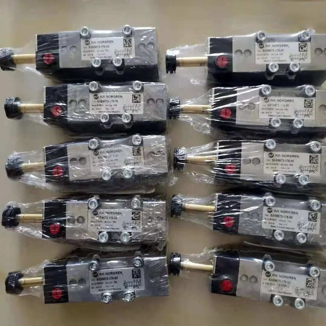 NORGREN SXE9574-Z71 Manual Override Solenoid Valve Pilot Actuated Glandless Spool Sub Base Mounted Low Power Manual Valve"
