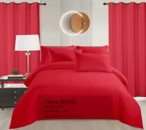 Complete 8-Piece Disposable Floral & Leaves Pattern Luxury King Size Bedding Set with Flat and Fitted Sheets