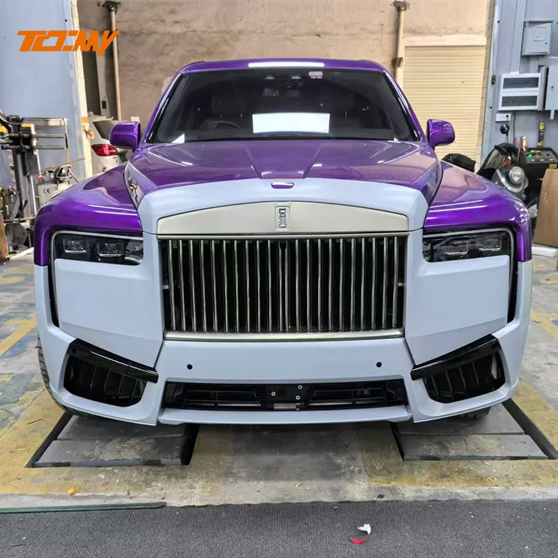 TDCMY for Rolls Royce Cullinan Bumper Kit 18-24 Upgrade 2025 Old to New Version Body Kit Without Original Factory LED Headlights factory