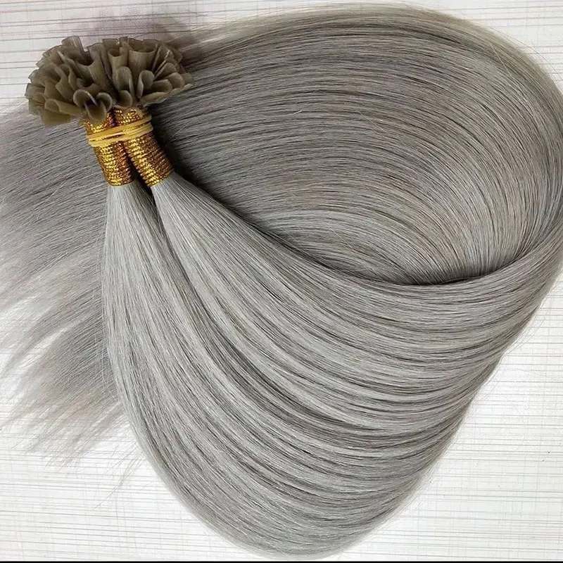 2025 custom high quality u tip human hair extensions pre bonded hair virgin keratin tip European human hair extensions factory