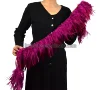 purple saddle feather