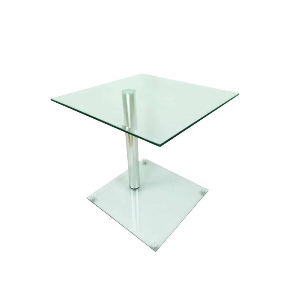 modern type low cost tempered glass coffee table furniture side