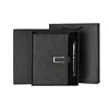 Black set (includes a metal pen and notebook)