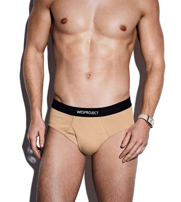 OEM Factory Cheap Plus Size Nude Men Shorts Boxer Briefs Underwear Basic Under Pants Man Gay Boy Solid Men's Briefs & Boxers
