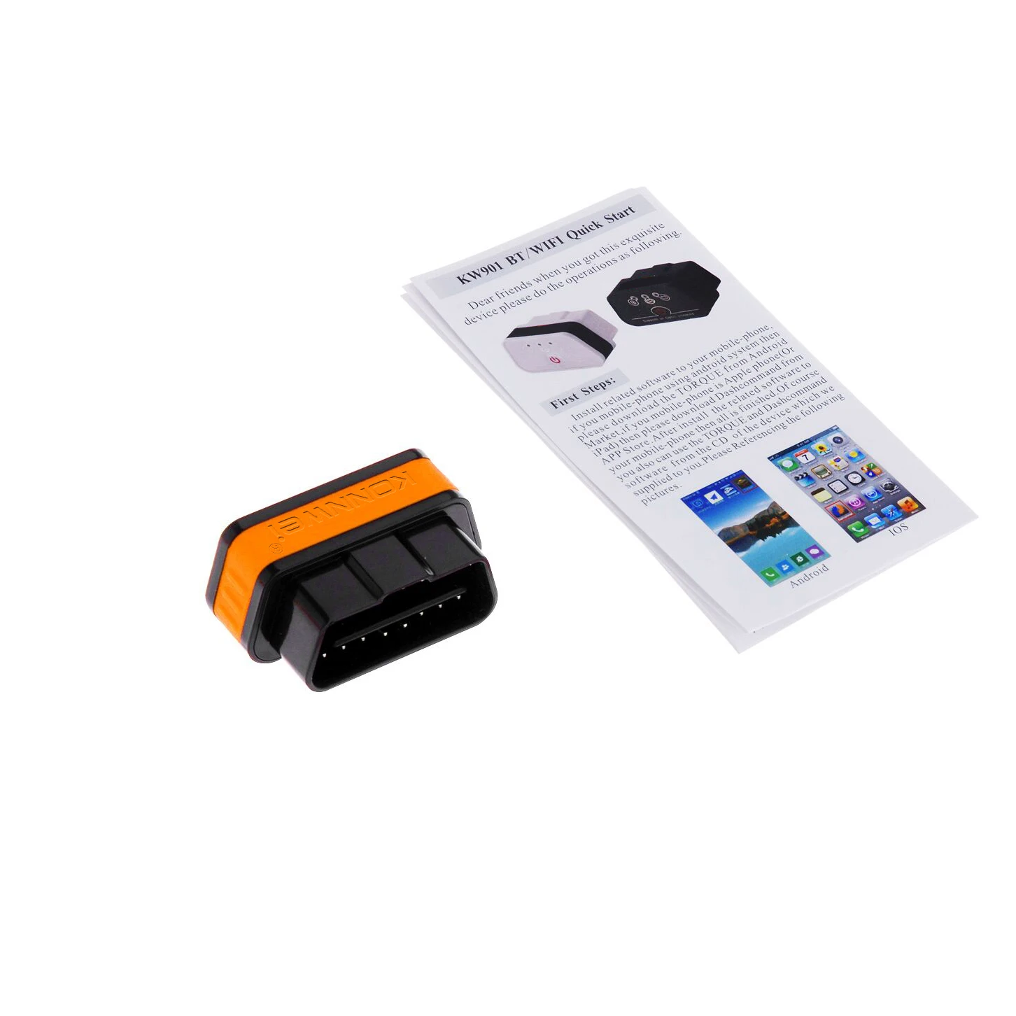 Vehicles Tools Konnwei KW901 Smart Automotive Exhaust Gas Analyzer Electric Car Diagnostic Scanner