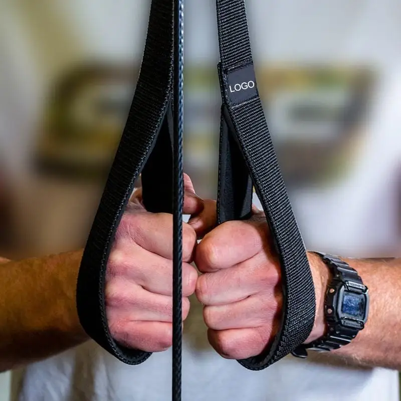 Nylon Rope with Solid Rubber End Gym Equipment Biceps Pull Rope Triceps ...
